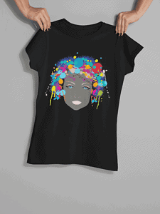 Camiseta Hair Colors – Imagen de producto