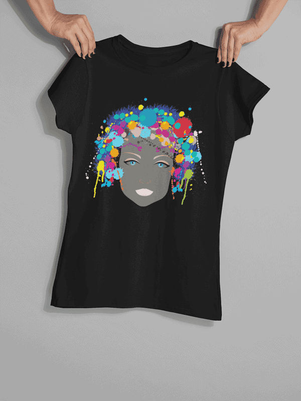 Camiseta Hair Colors