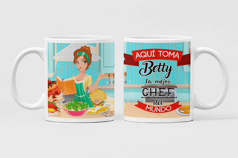 Taza Personalizada La Mejor Chef – Imagen de producto