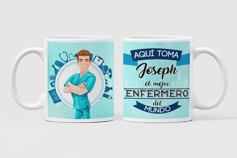 Taza Personalizada Mejor Enfermero – Imagen de producto