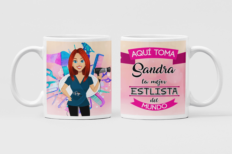 Taza Personalizada Mejor Estilista – Imagen de producto