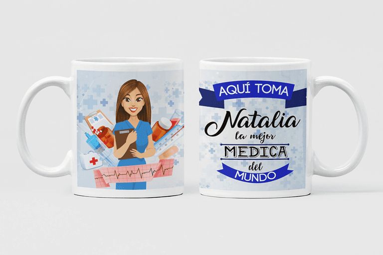 Taza Personalizada Mejor Médica – Imagen de producto