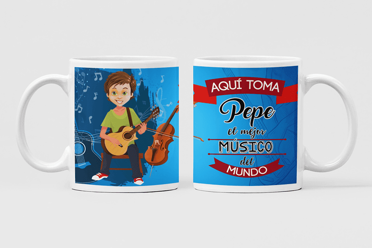 Taza Personalizada Mejor Músico – Imagen de producto