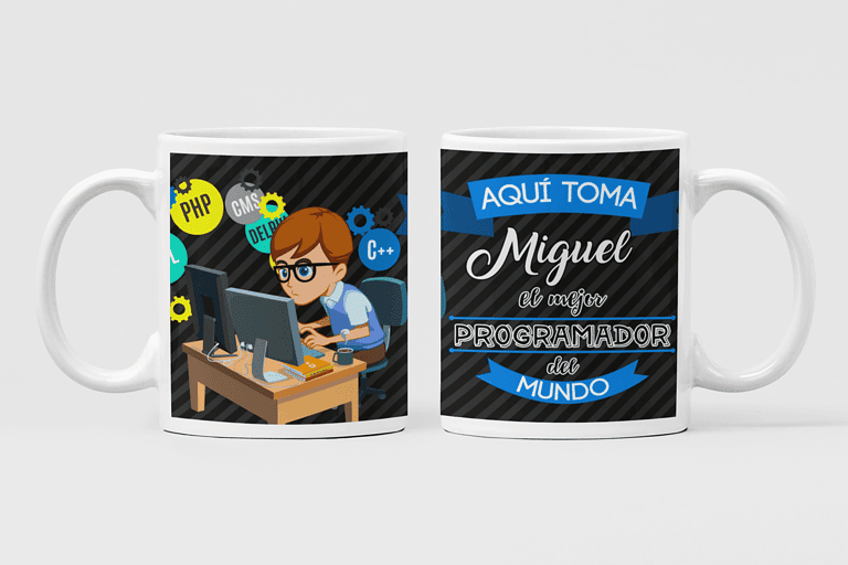 Taza Personalizada Mejor Programador – Imagen de producto