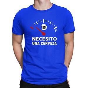 Camiseta Necesito una Cerveza – Imagen de producto