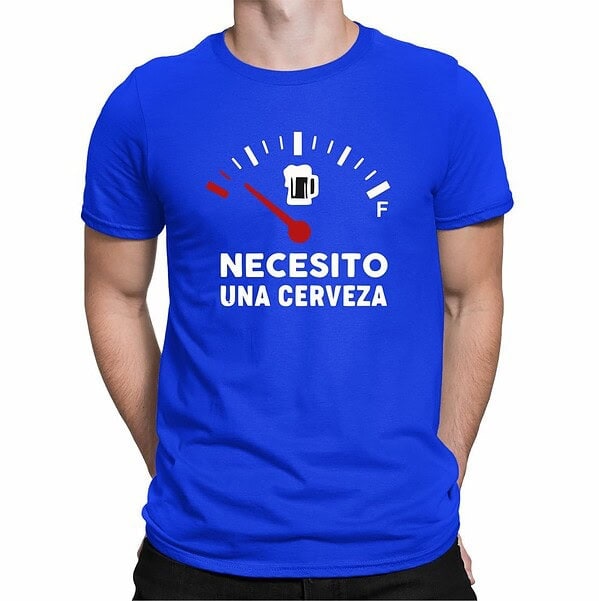 Camiseta Necesito una Cerveza - Imagen 8