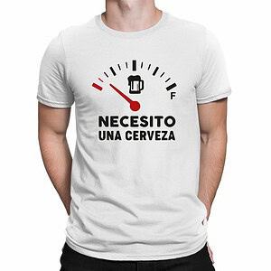Camiseta Necesito una Cerveza – Imagen de producto