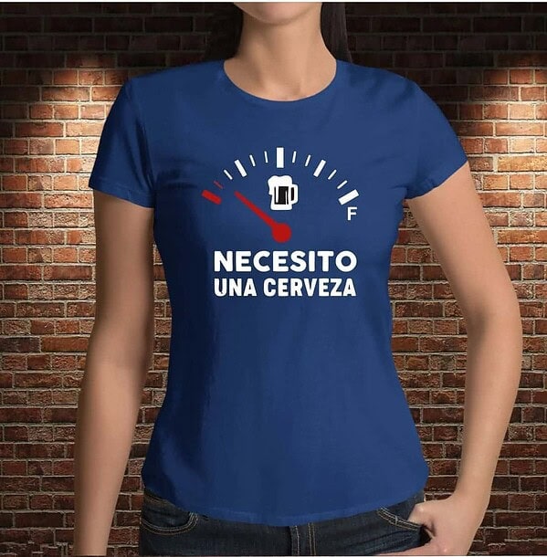 Camiseta Necesito una Cerveza - Imagen 3