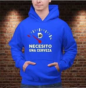 Sudadera Necesito una Cerveza – Imagen de producto