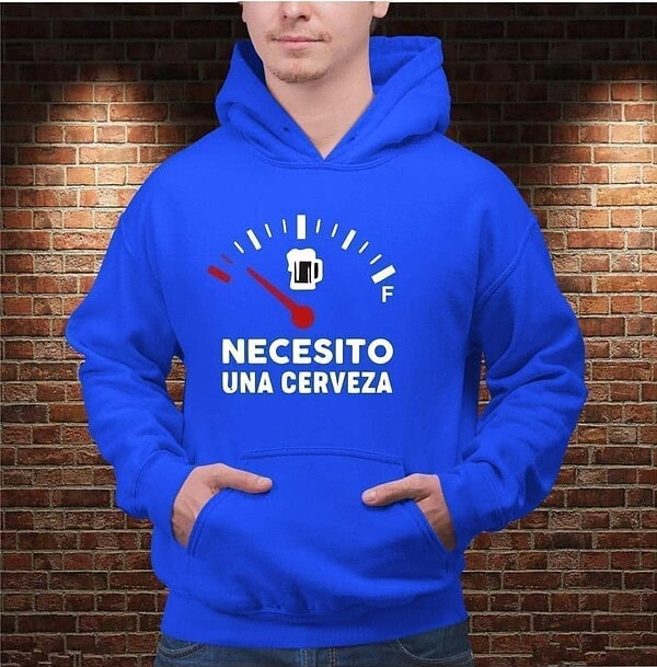 Sudadera Necesito una Cerveza - Imagen 5