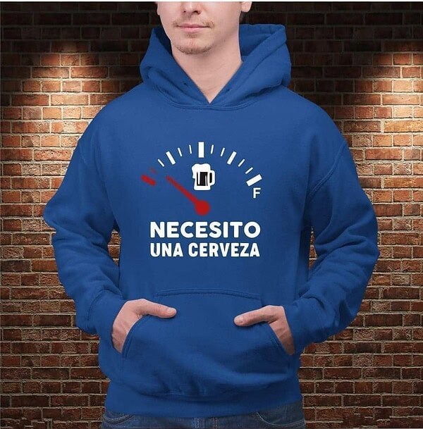 Sudadera Necesito una Cerveza - Imagen 3