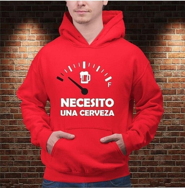Sudadera Necesito una Cerveza - Imagen 4