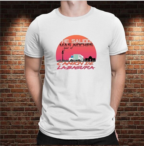 Camiseta He Salido más Noches que el Camión de la Basura - Imagen 3