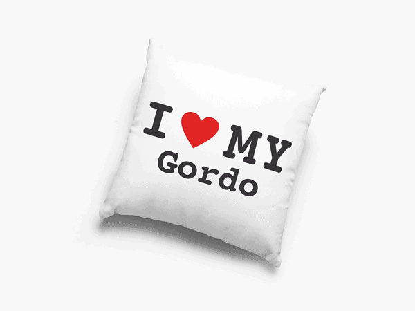 Cojín I Love My Gordo
