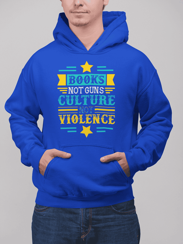 Sudadera Book not guns - Imagen 3