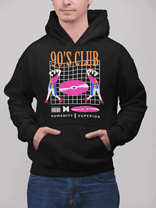Sudadera 90s Club – Imagen de producto