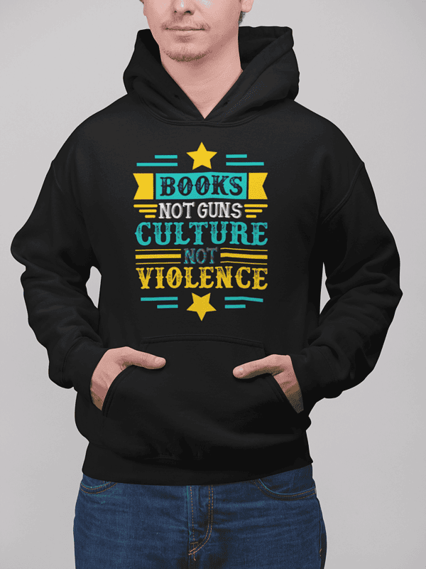 Sudadera Book not guns
