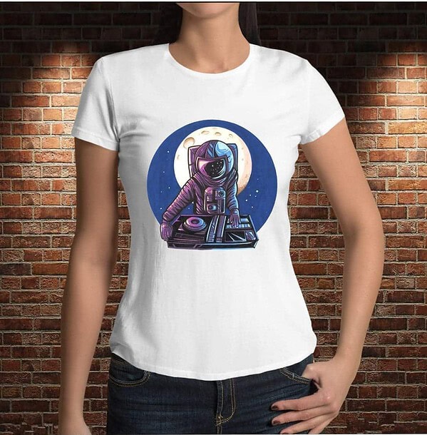 Camiseta Space DJ by Soraya - Imagen 4