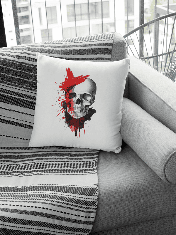 Cojín Calavera Blood