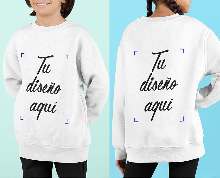 Sudadera sin Capucha Personalizada Niño – Imagen de producto