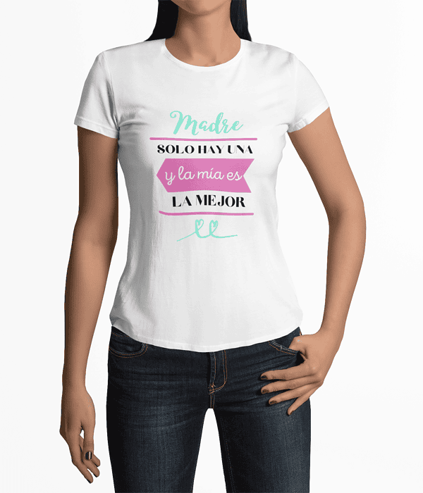 Camiseta Madre solo hay una by Jimena