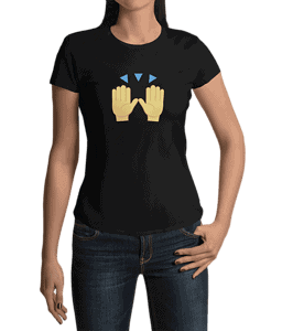 Camiseta Emoji Manos – Imagen de producto