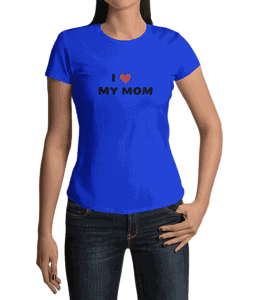 Camiseta I Love Mamá by Jimena – Imagen de producto