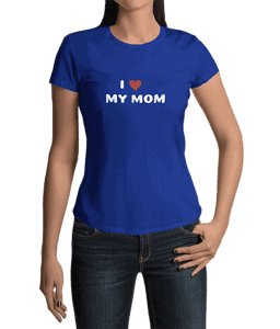 Camiseta I Love Mamá by Jimena – Imagen de producto