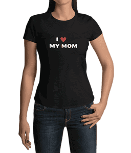 Camiseta I Love Mamá by Jimena – Imagen de producto