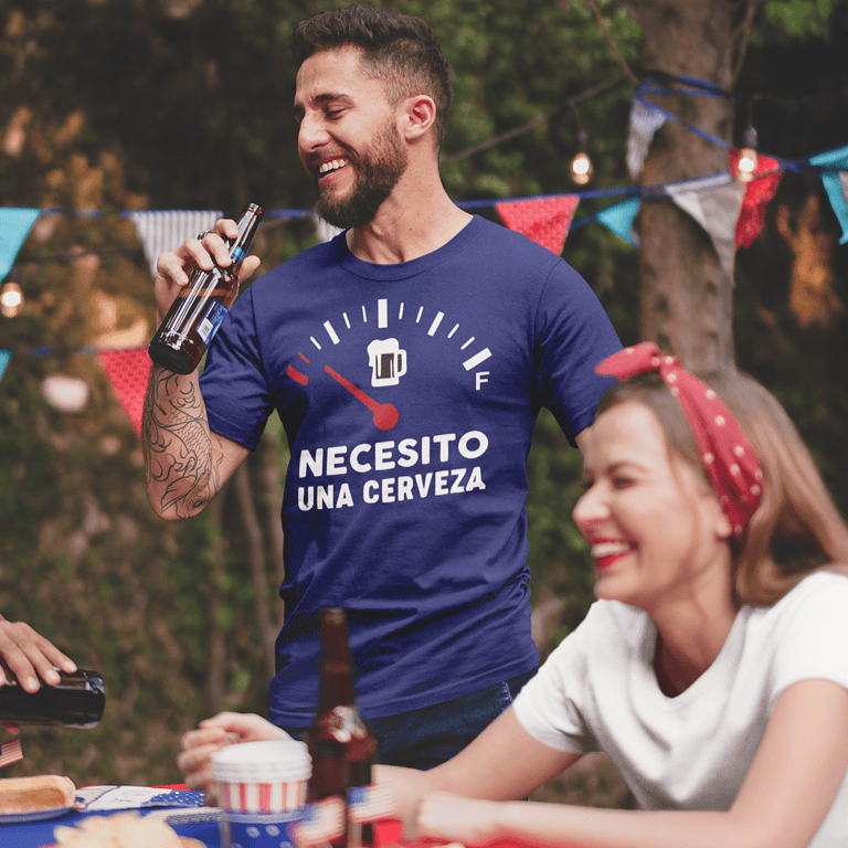 Camiseta Necesito una Cerveza – Imagen de producto