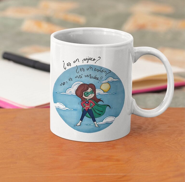 Taza Super madre Mamá by Soraya – Imagen de producto
