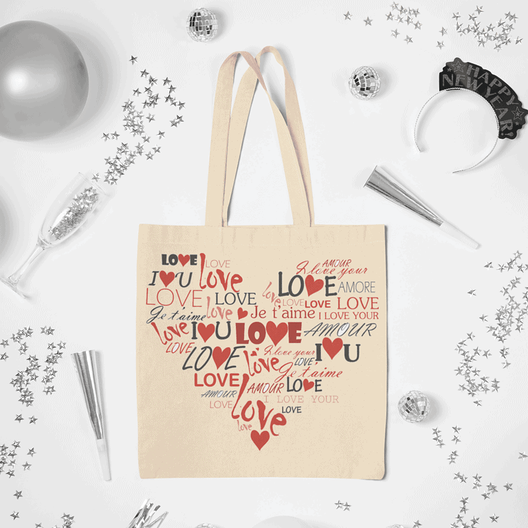 Bolsa Love love corazón – Imagen de producto