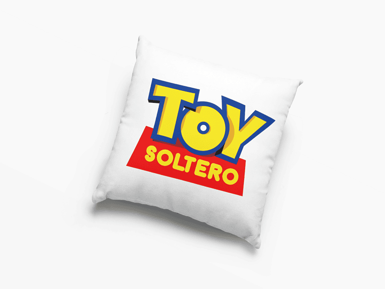 Cojín Toy Soltero – Imagen de producto